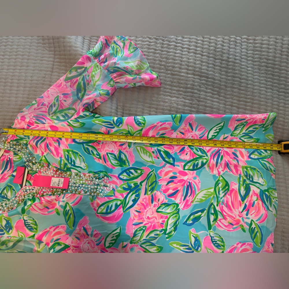 ❤️Lilly Pulitzer Blue and Pink Resort Sundress - Picture 10 of 10